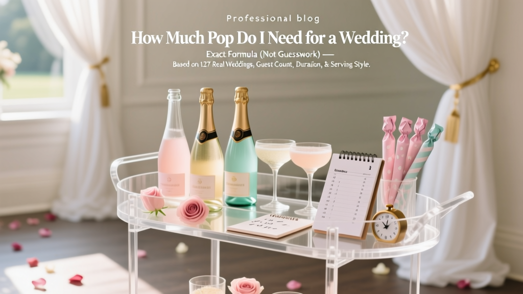 Pop for Weddings: Exact Formula (2026)