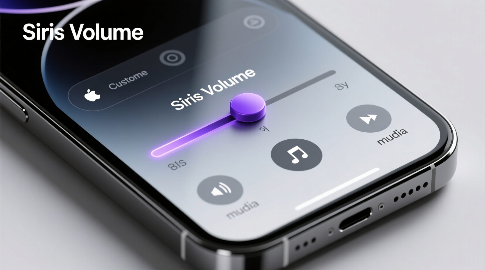 tweak siris volume separately from the rest of your iph