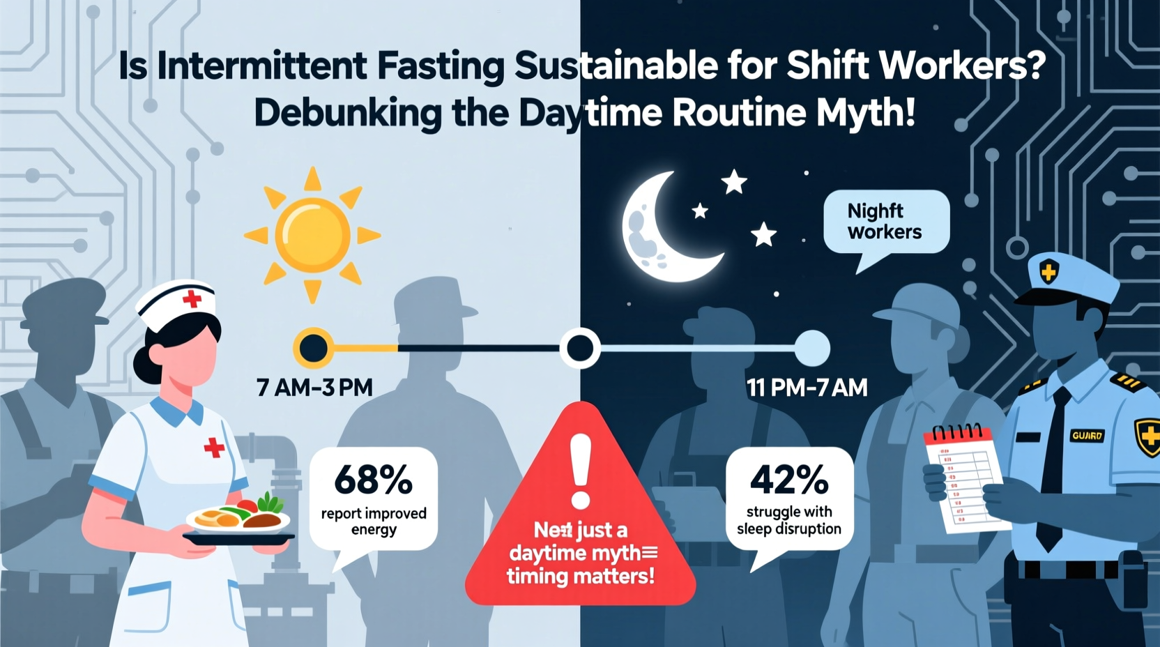 is intermittent fasting sustainable for shift workers or just a daytime routine myth