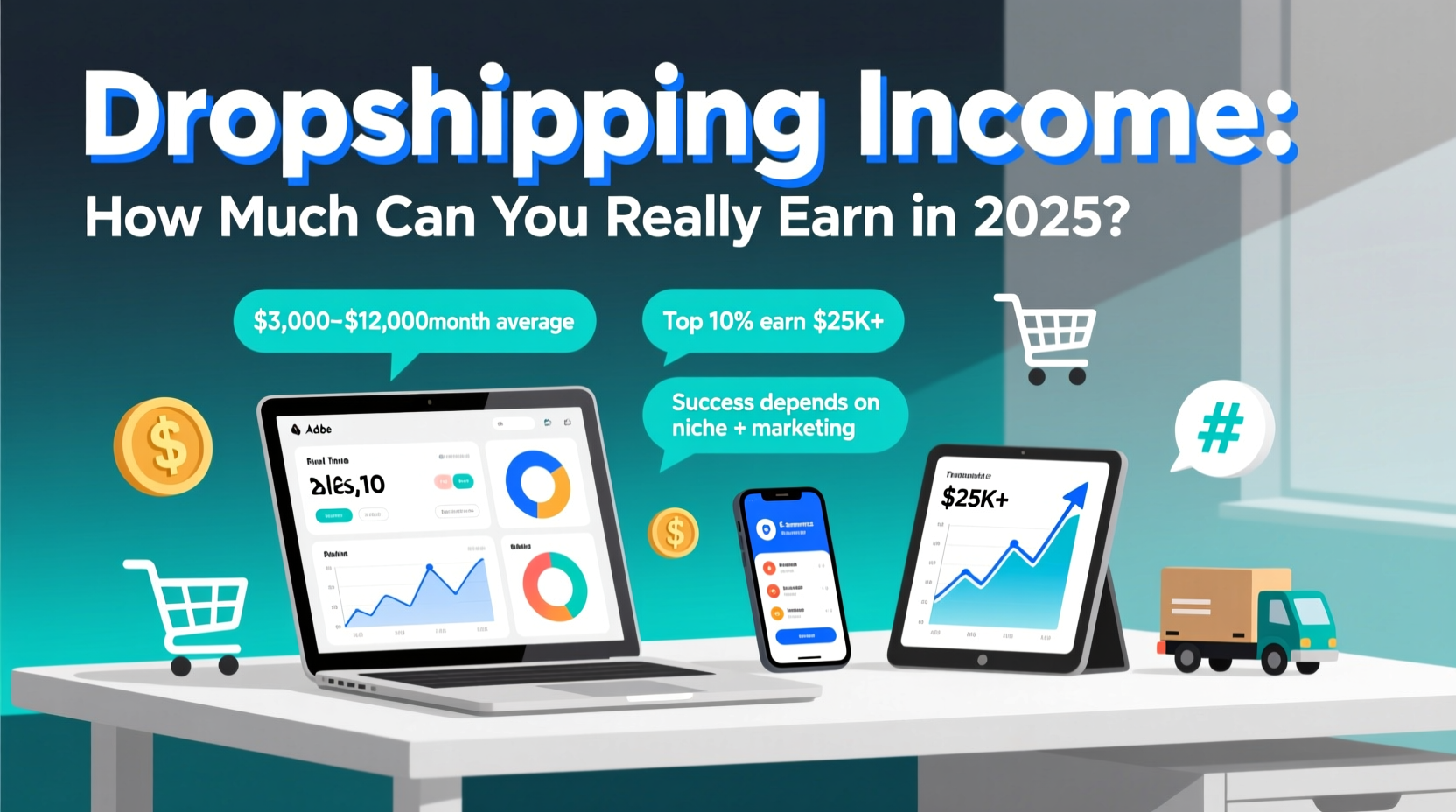 Dropshipping Income: How Much Can You Really Earn in 2025?