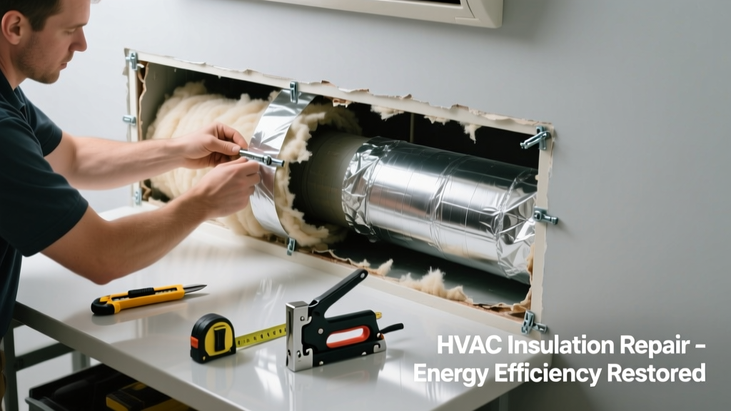 Fix Damaged Duct Insulation: HVAC Efficiency Repair