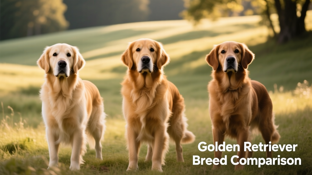The Three Types of Golden Retrievers and How to Tell Them Apart