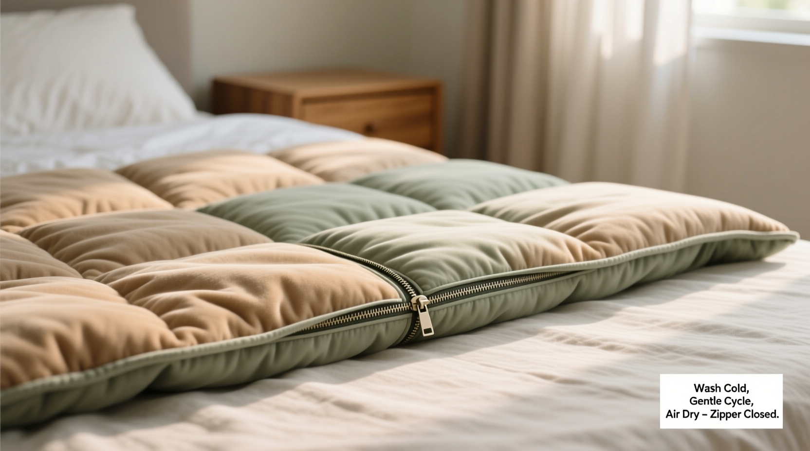 weighted blanket cover laundry tips