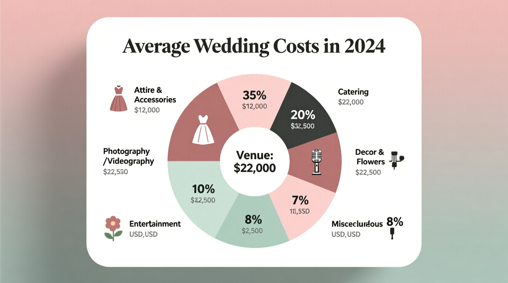 how much does a wedding cost on average