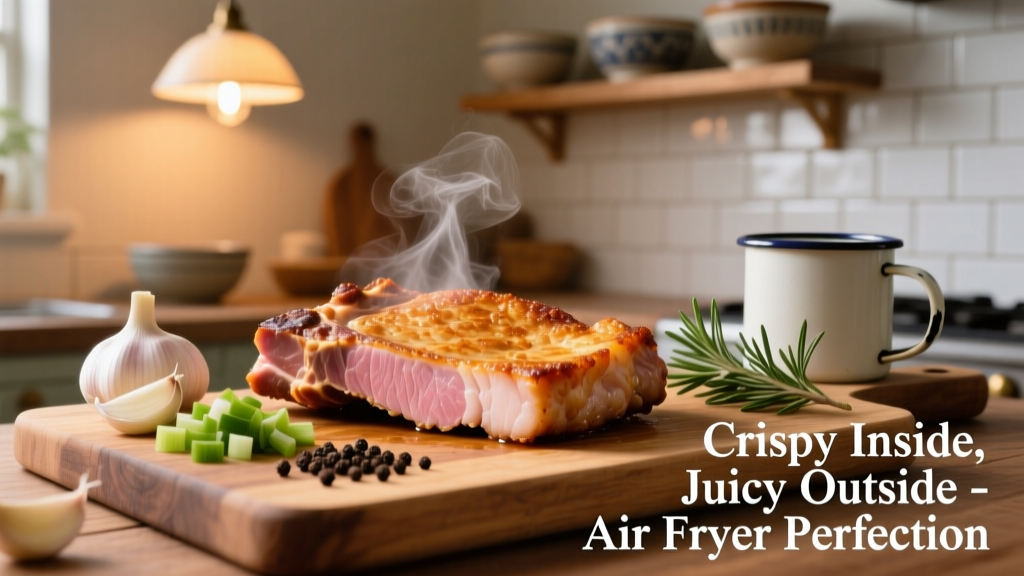 Crispy Juicy Fried Pork Chops in Air Fryer