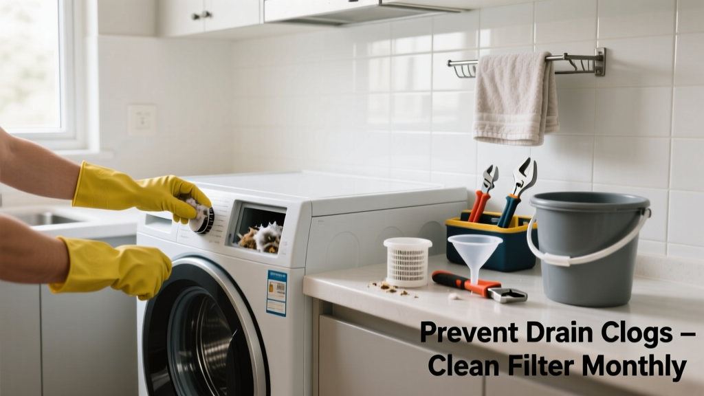 How to Prevent Washing Machine Drain Clogs