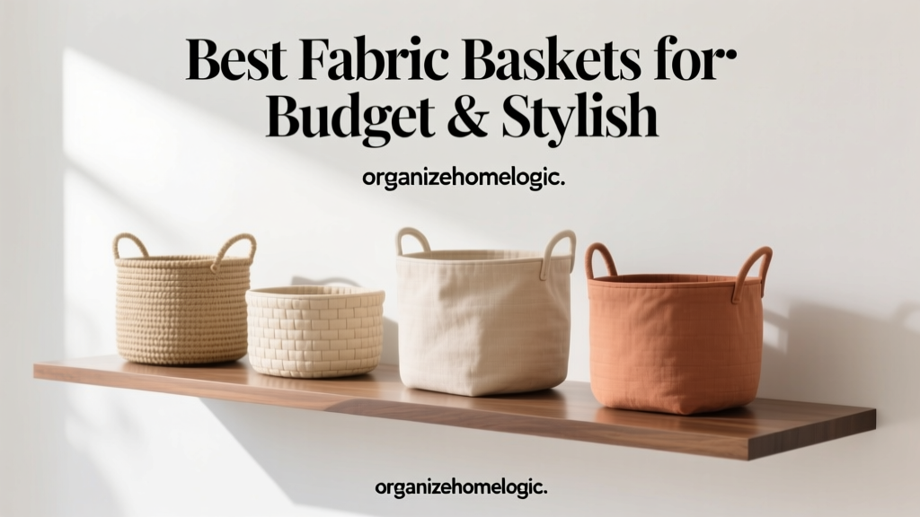 Best Fabric Baskets for Shelves: Budget & Stylish