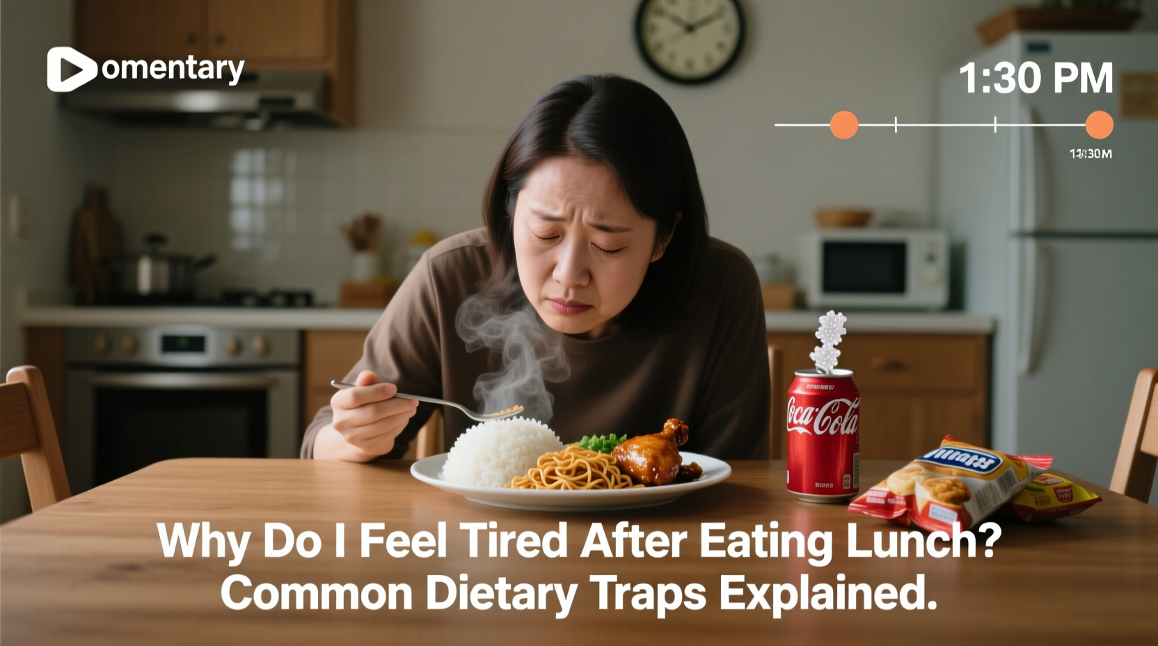 why do i feel tired after eating lunch common dietary traps explained