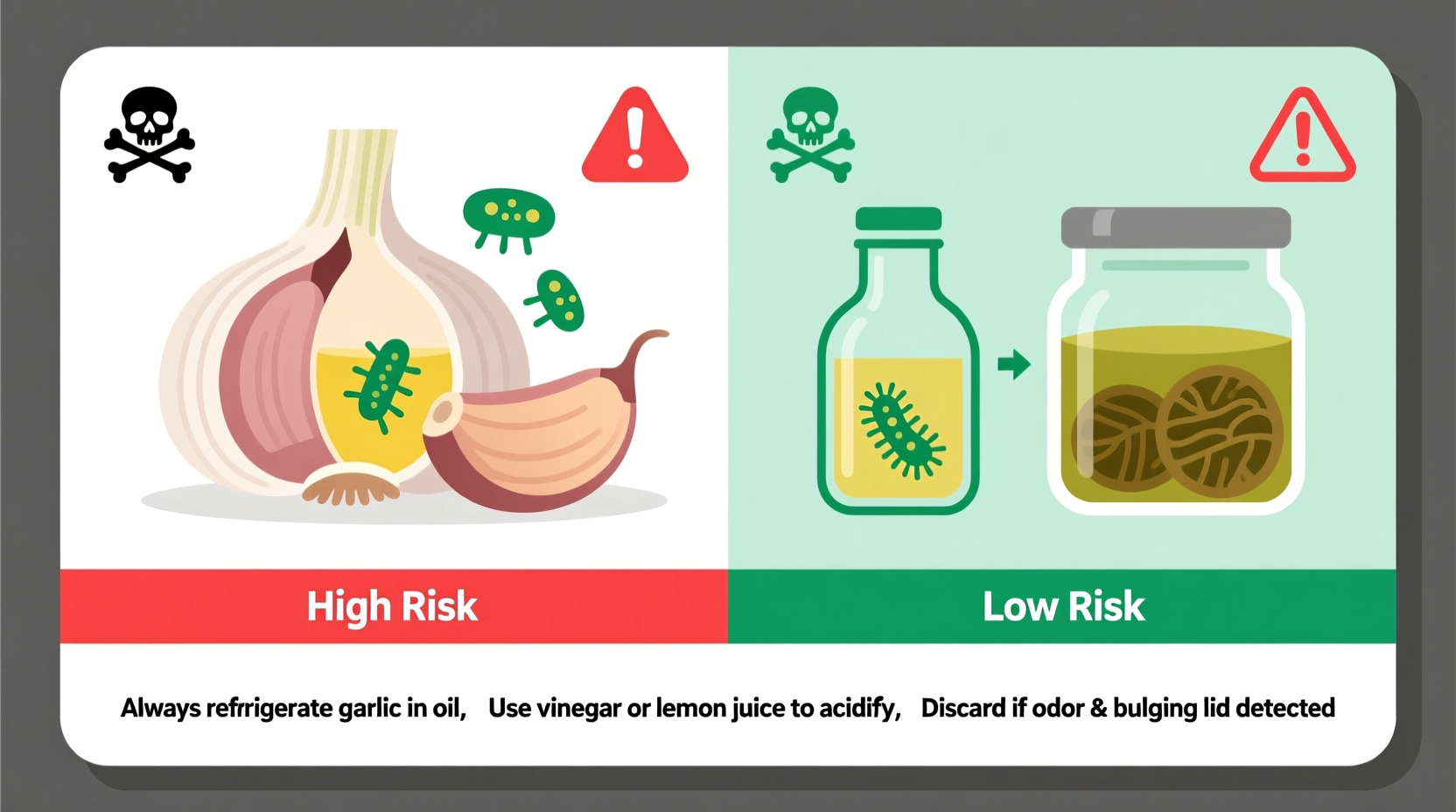 can garlic cause botulism risks and safety tips