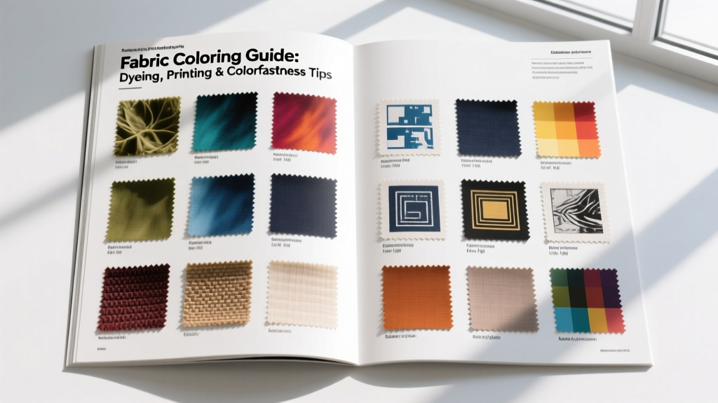 Fabric Coloring Guide: Dyeing, Printing & Colorfastness Tips