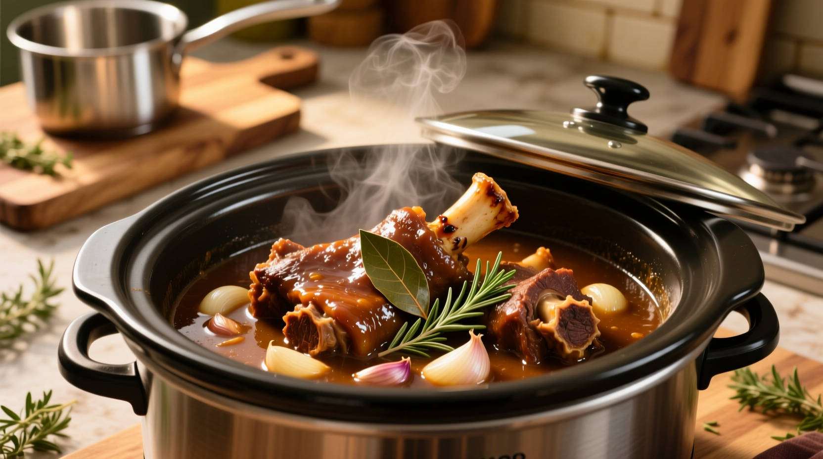 how to cook oxtails in a crock pot