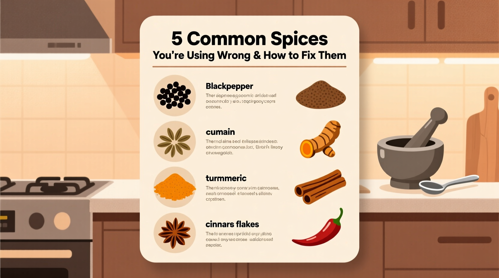 5 common spices youre using wrong and how to correct them