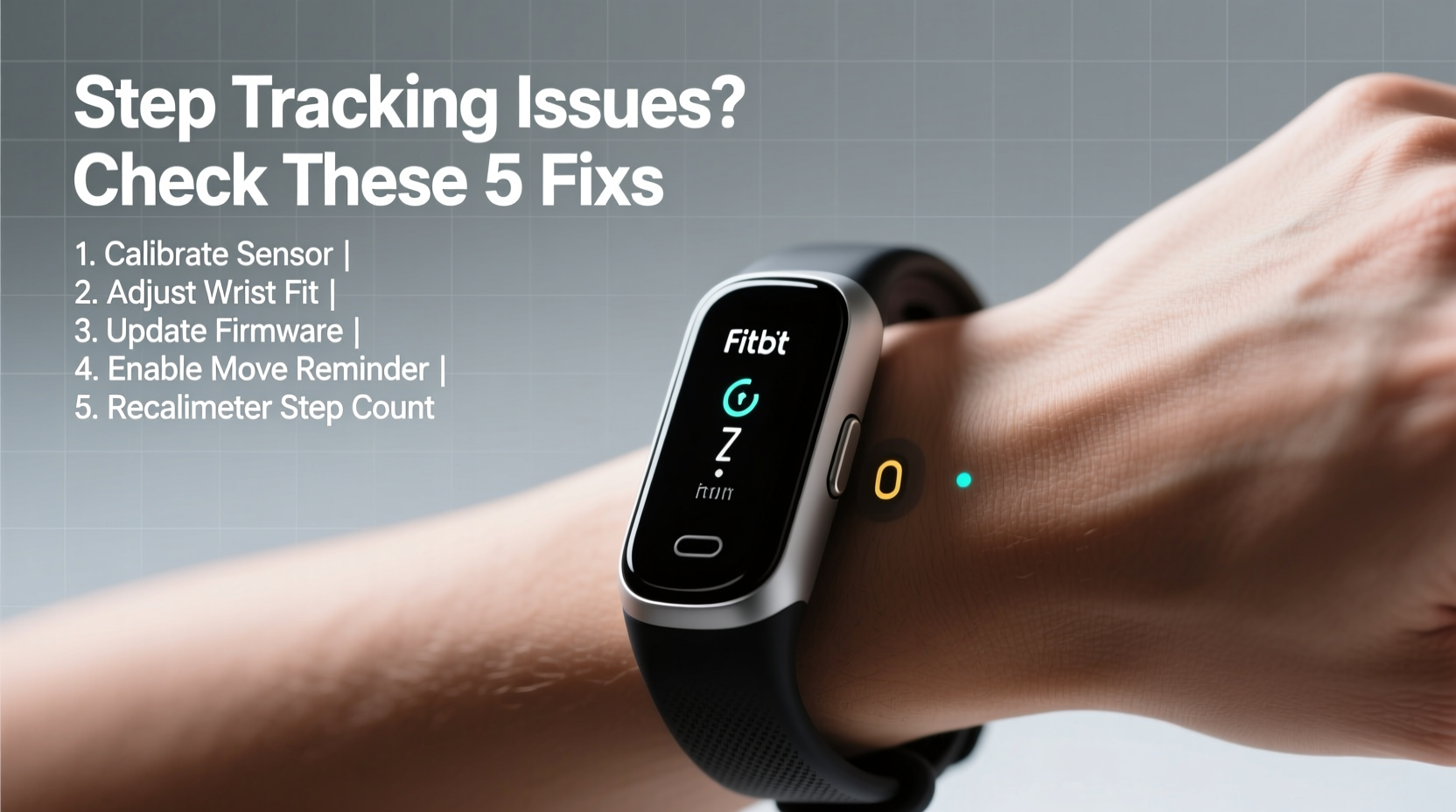 why is my fitbit not tracking steps accurately troubleshooting tips