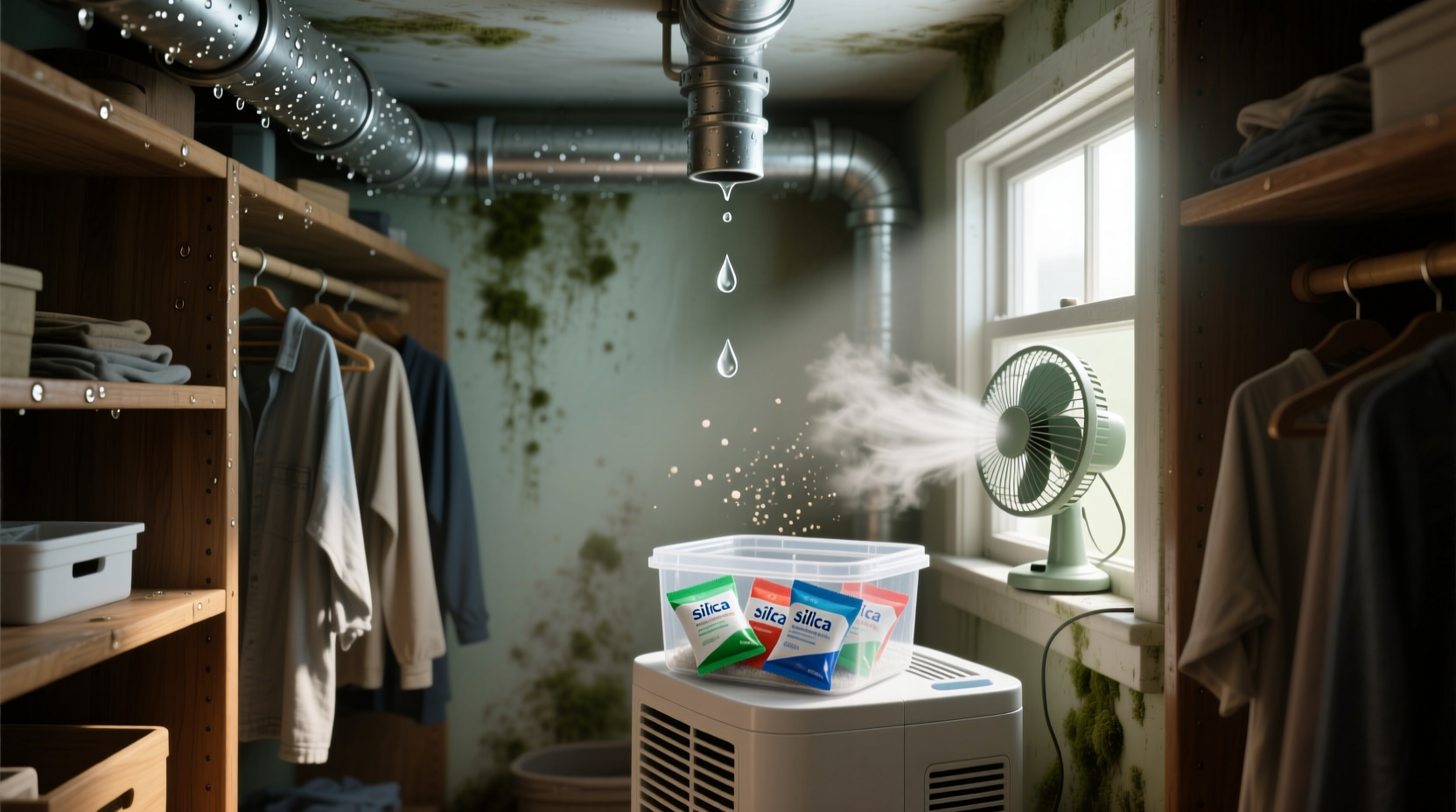 closet dehumidifier worth it basement condensation fix