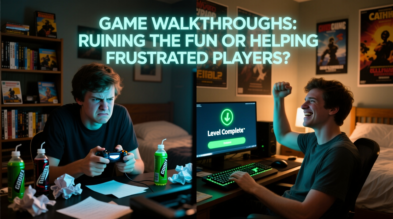 are game walkthroughs ruining the fun or helping frustrated players