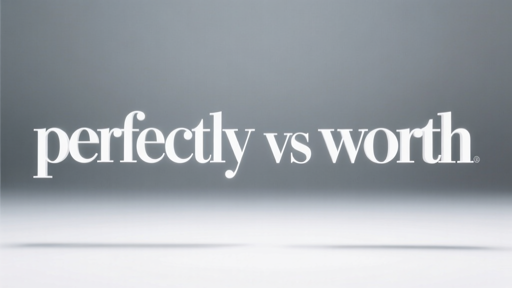 Perfectly vs Worth: When Precision Costs More Than Value Delivers