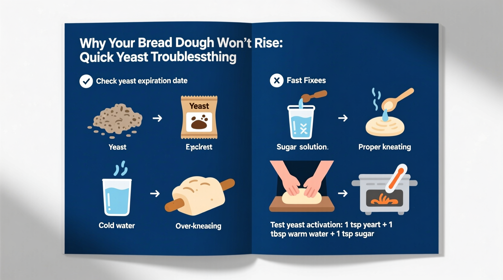 why does my bread dough never rise and how to fix yeast issues fast