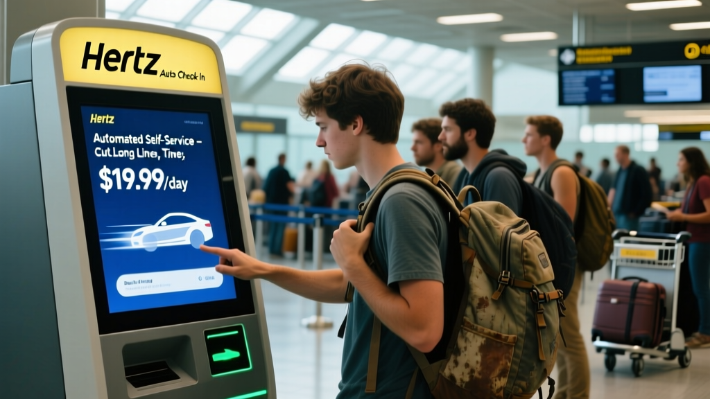 Hertz’s Automated Self-Service Kiosks: How Touchscreen Tech Is Slashing Rental Wait Times and Costs