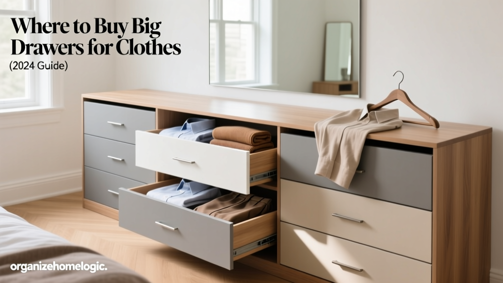 Where to Buy Big Drawers for Clothes (2024 Guide)