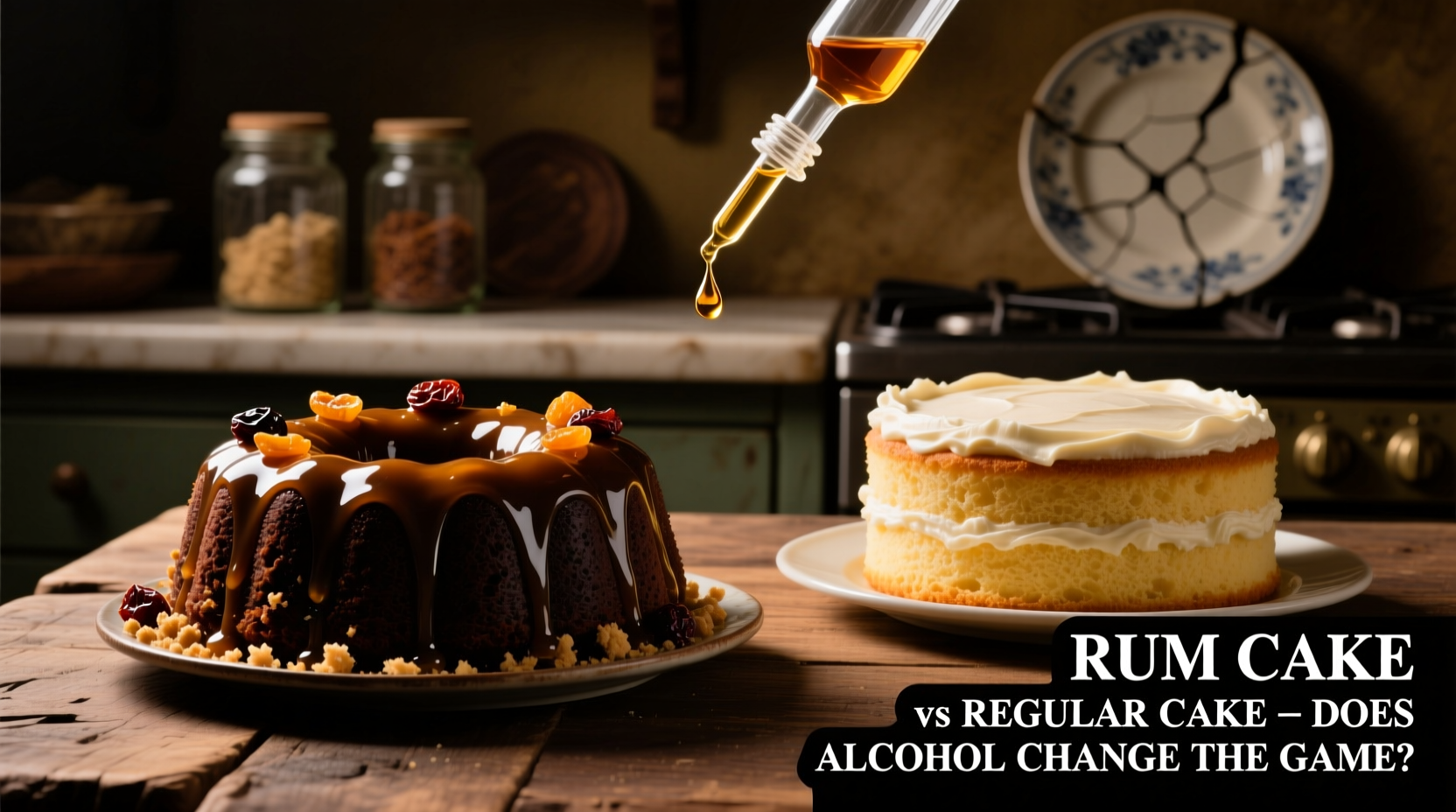 rum cake vs regular cake does alcohol content change the game