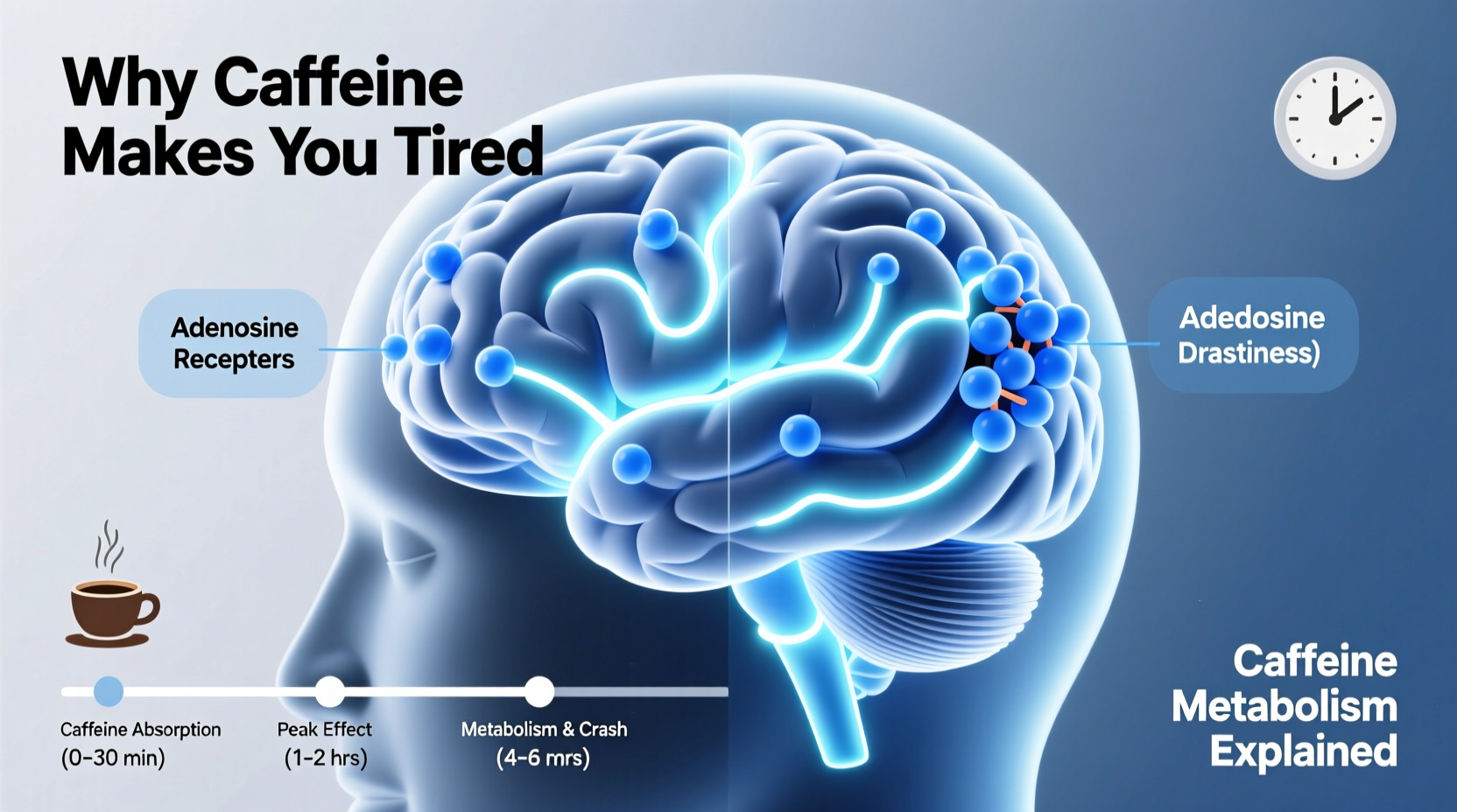 why does coffee make me tired instead of awake caffeine metabolism explained