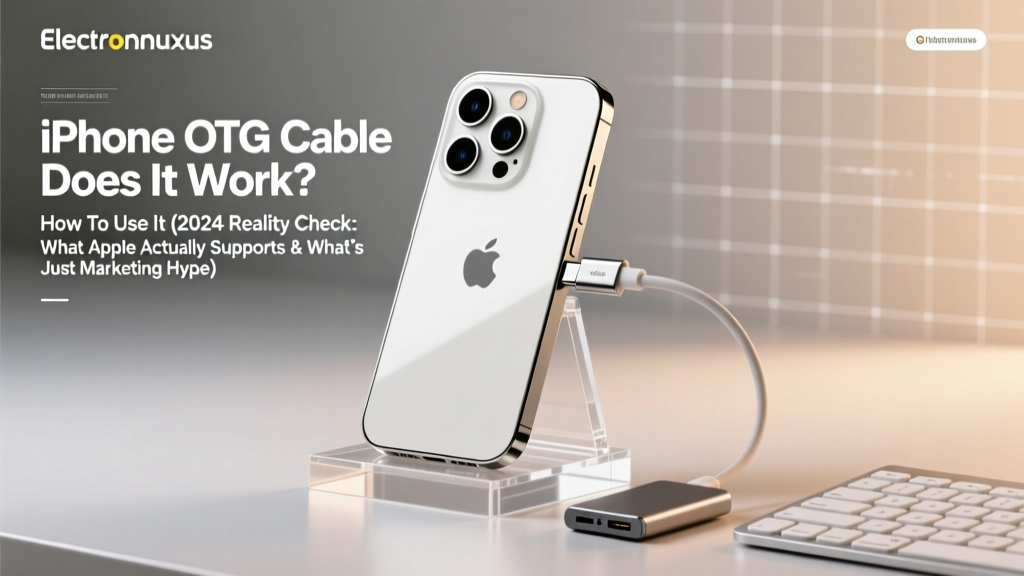 iPhone OTG Cable Does It Work? How To Use It (2024 Reality Check: What Apple Actually Supports & What’s Just Marketing Hype)