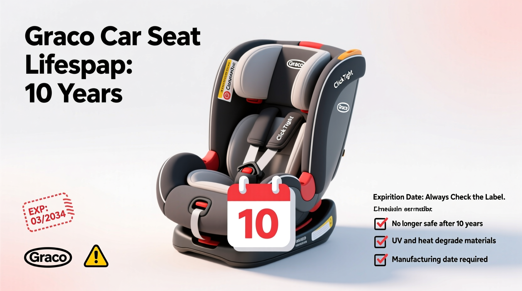 how long do graco car seats last
