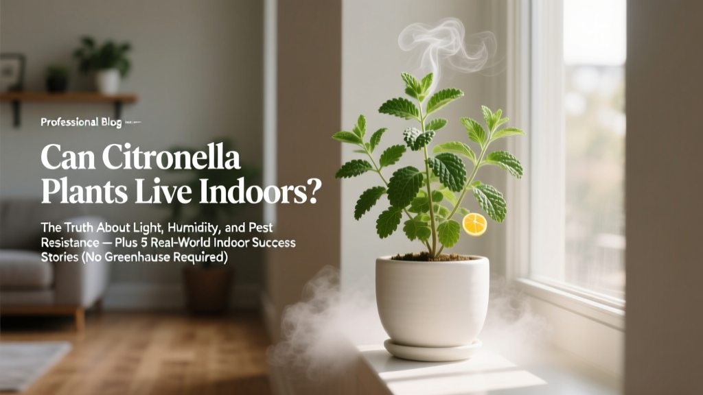 Can Citronella Plants Live Indoors? (2026)