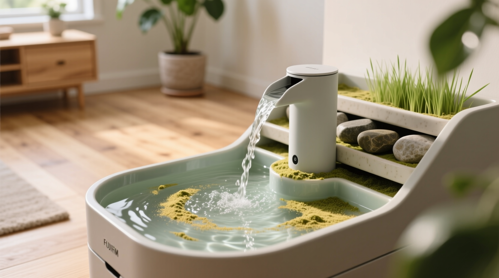 eco friendly cleaning algae removal for pet fountains