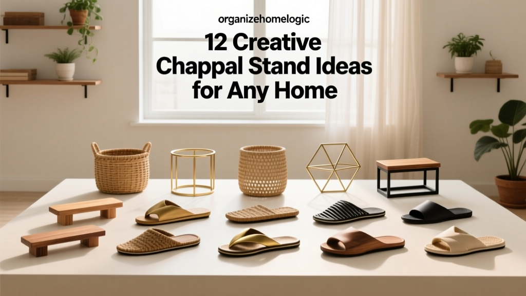 12 Creative Chappal Stand Ideas for Any Home