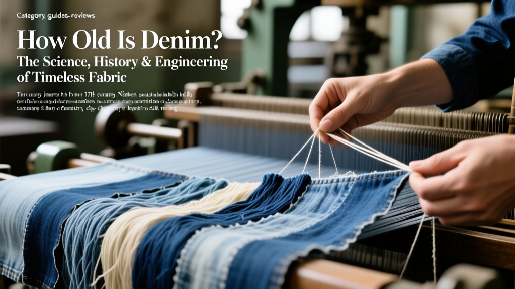 How Old Is Denim? The Science, History & Engineering of Timeless Fabric