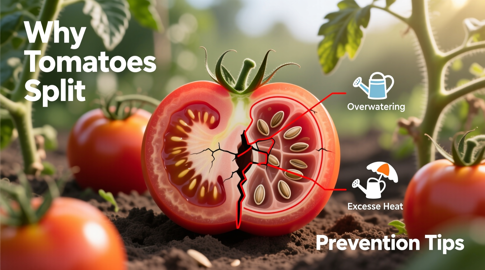 why tomatoes split and how to prevent it