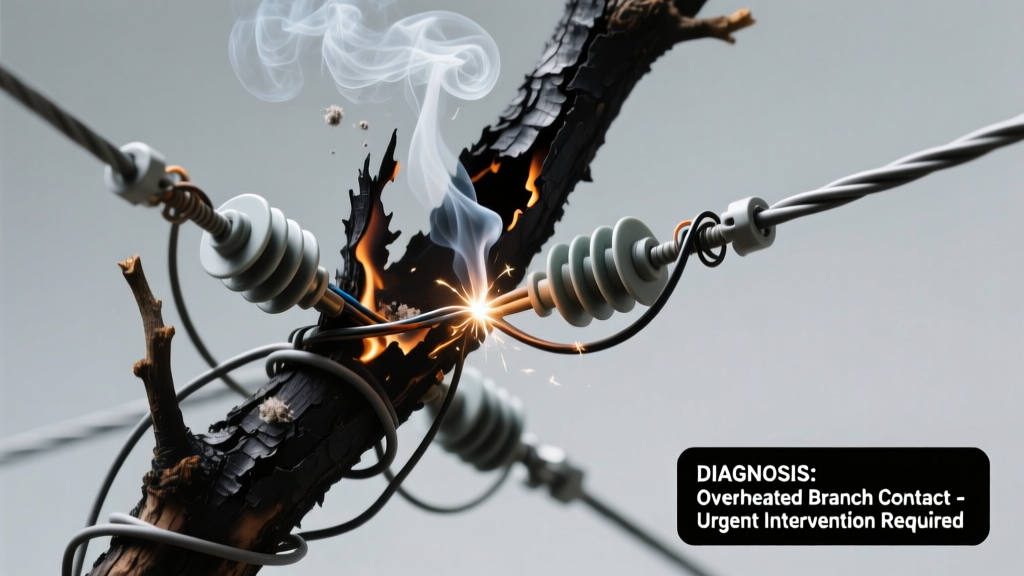 Tree Branch on Power Line Smells Bad: Quick Diagnosis