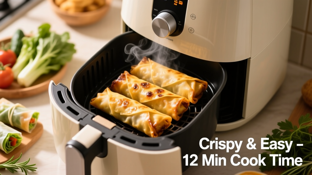 Crispy Pagoda Egg Rolls in Air Fryer (Easy!)