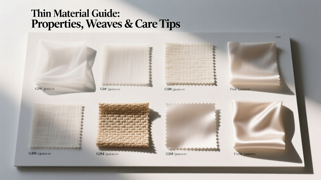 Thin Material Guide: Properties, Weaves & Care Tips
