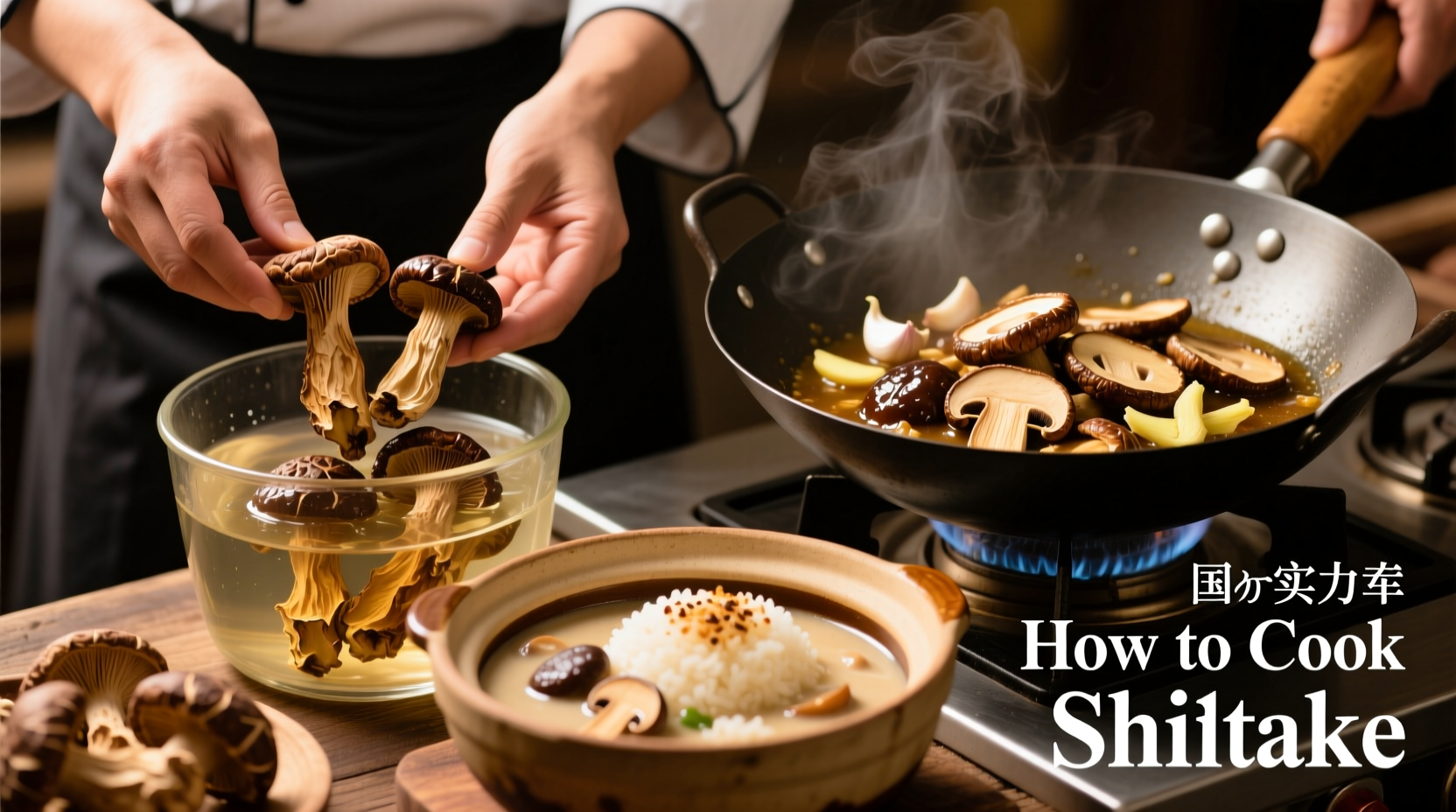 how to cook shiitake
