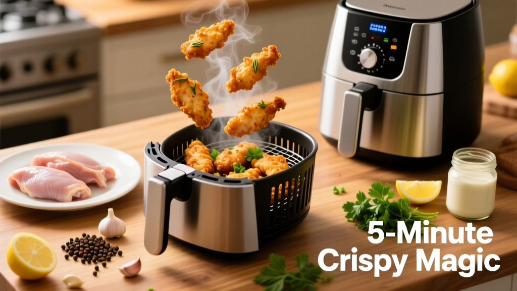 Crispy Air Fryer Chicken Tenderloins (5-Min Prep!)