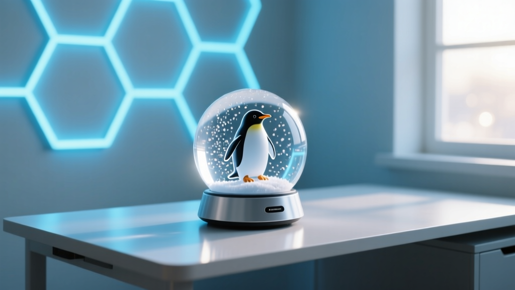 Smart Desk Automation: The IoT Penguin in a Snow Globe