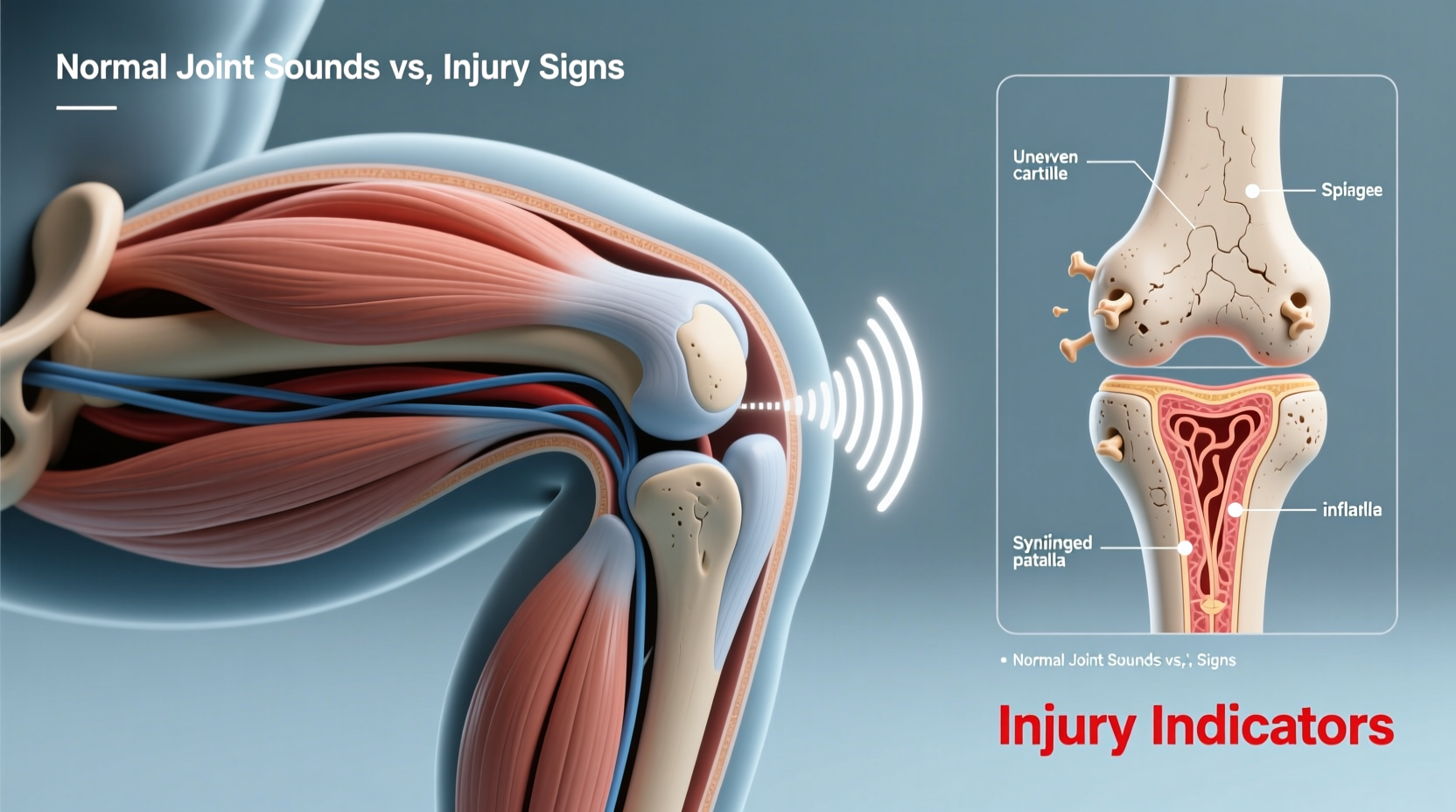 why does my knee click when i squat normal sounds vs injury signs