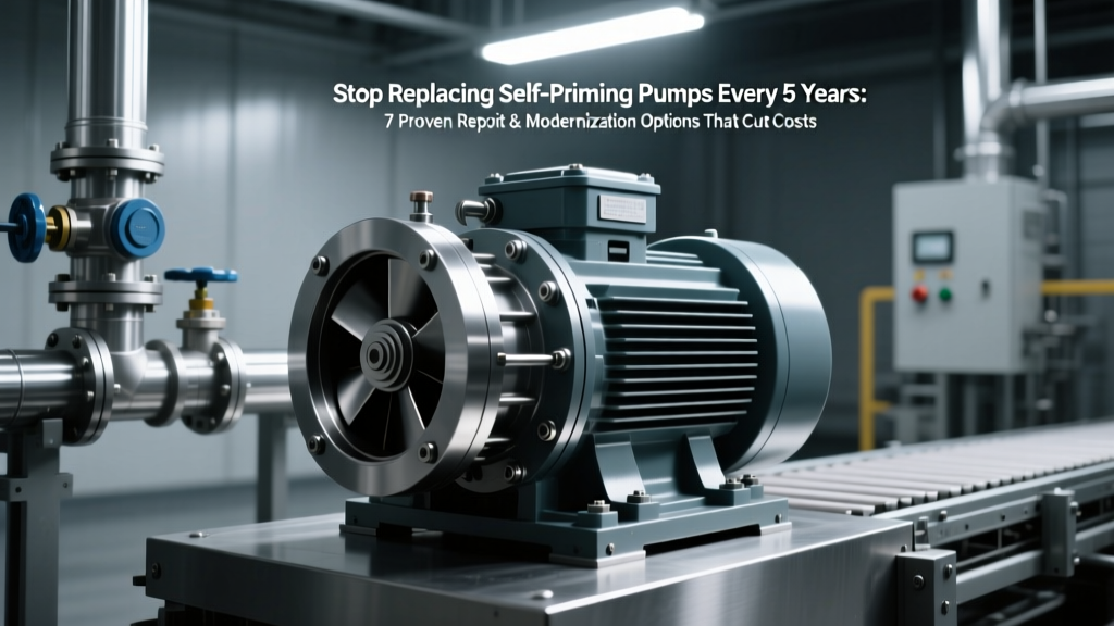 Self-Priming Pump Retrofit: 20+ Year Life, 63% Less Downtime