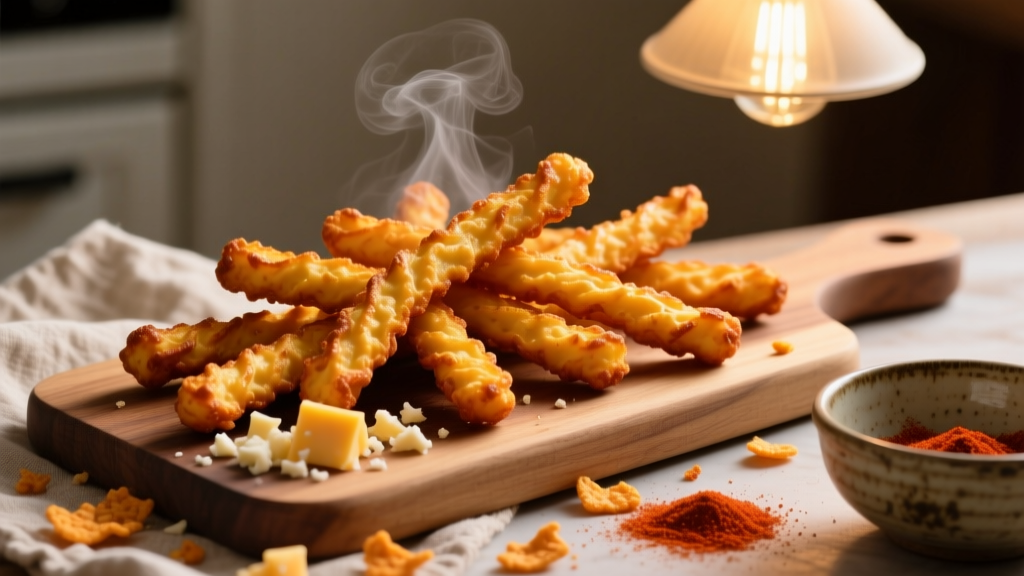 Flamin Hot Cheeto Cheese Sticks Air Fried (Crispy!)