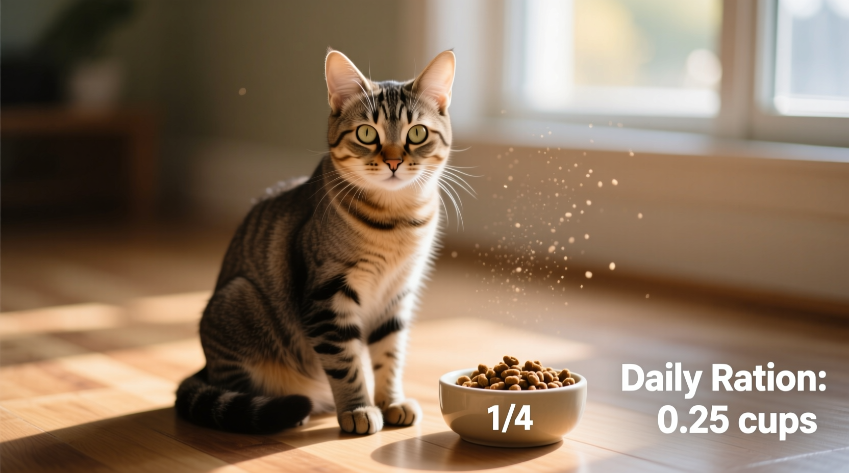 Cat Daily Food Portions: Exact Amounts by Weight & Age