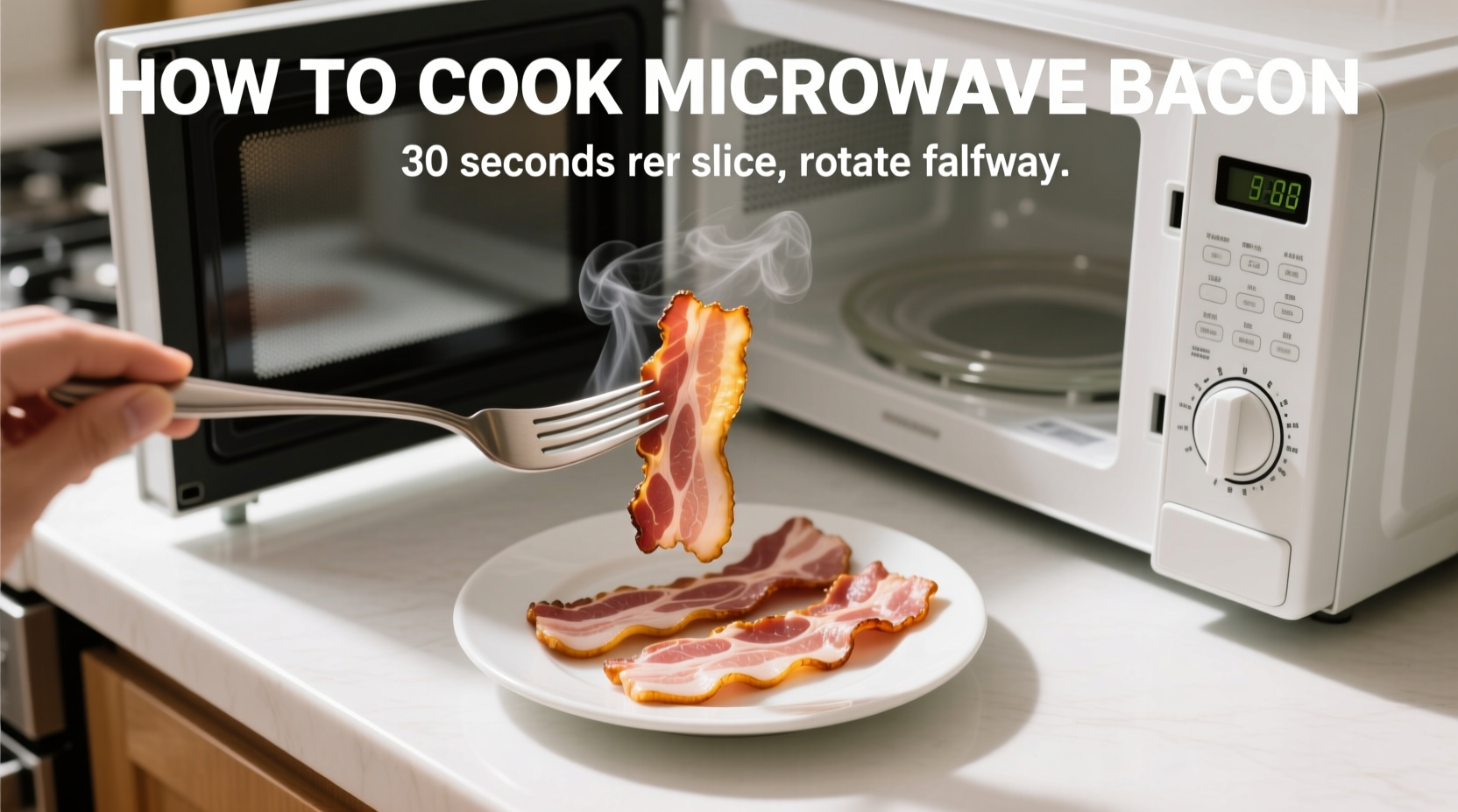 how to cook microwave bacon