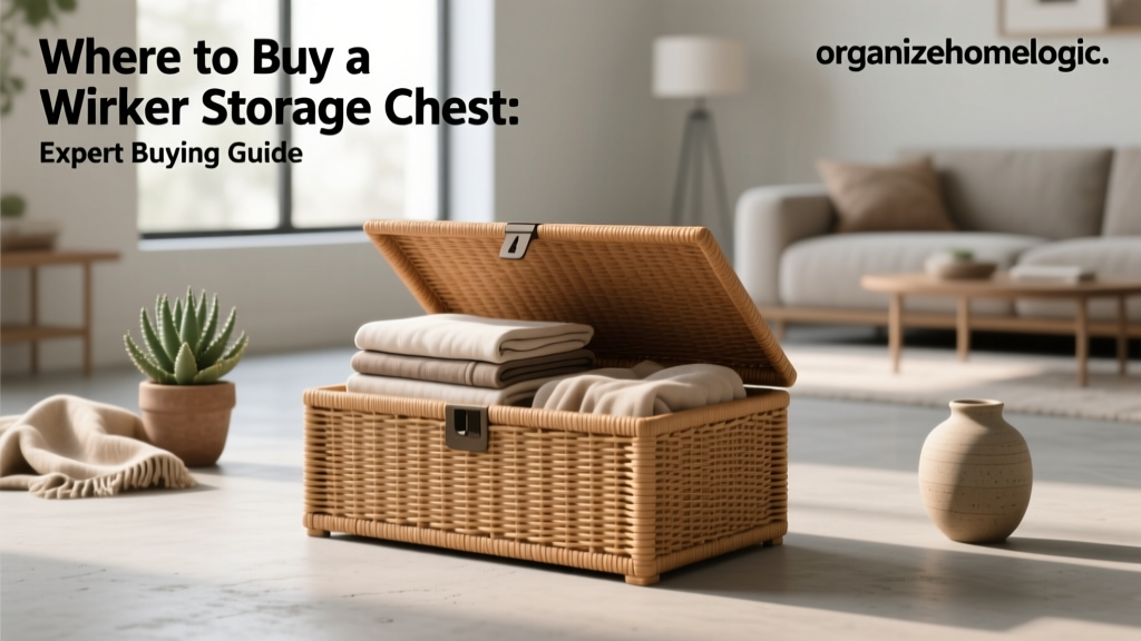 Where to Buy a Wicker Storage Chest: Expert Buying Guide