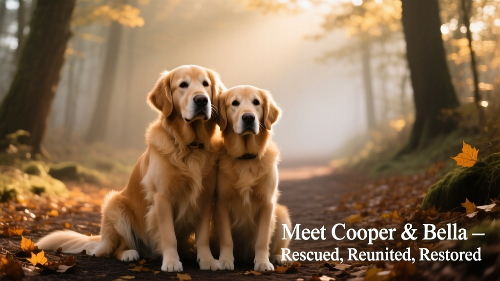Meet Cooper and Bella, an Inseparable Pair of Pooches Who Were Saved Just in Time