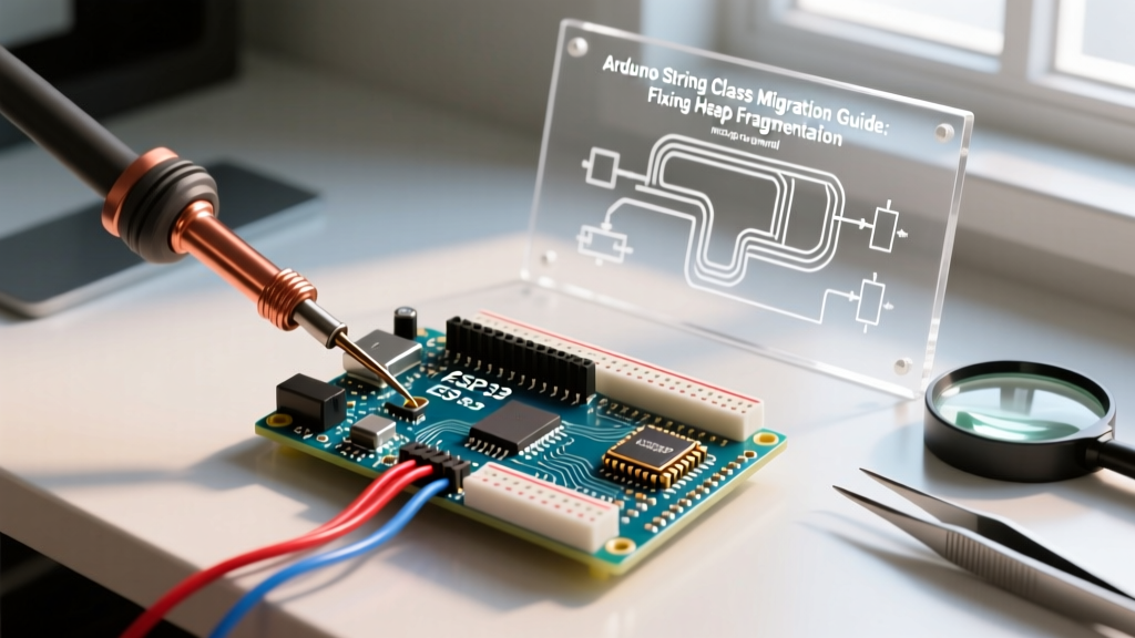 Arduino String Class Migration Guide: Fixing Heap Fragmentation