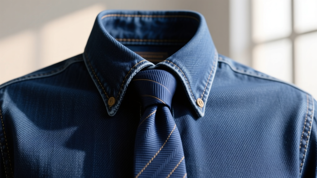 Denim Shirt with Tie: Fabric Guide for Designers & Sourcing Pros