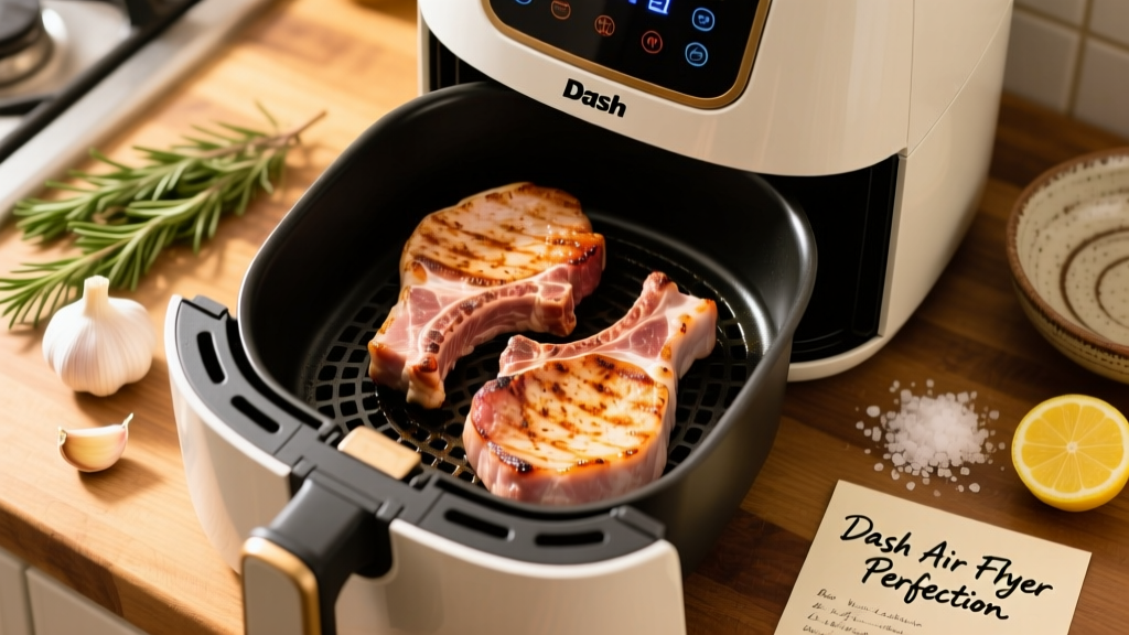 How to Cook Pork Chops in a Dash Air Fryer (Crispy & Juicy!)