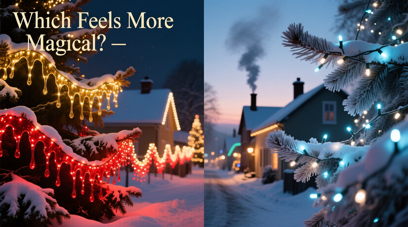 christmas light chase controllers vs random twinkle which feels more magical