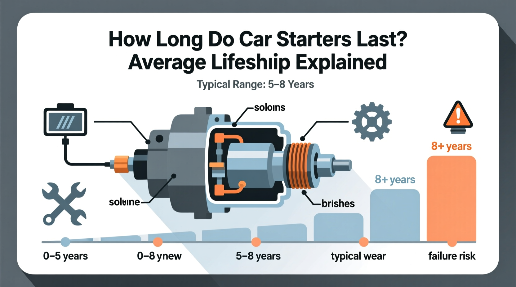 how long do starters last in a car